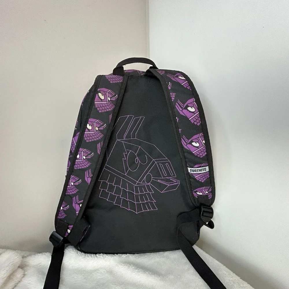 Fortnite Loot‎ Supply Llama  Backpack Kids Purple Black Medium Size